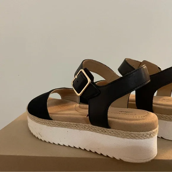 Women’s suede and leather wedge sandals…Collection by Clark’s! - Picture 4 of 8